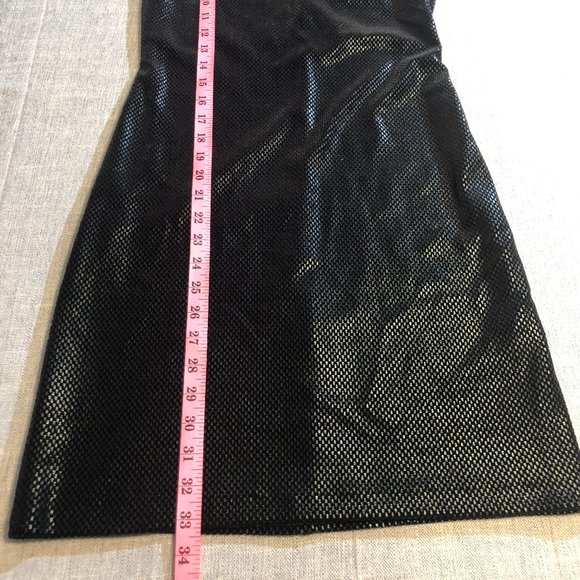 Retro L.A. Glo Velvet Mesh Dress - Picture 4 of 6